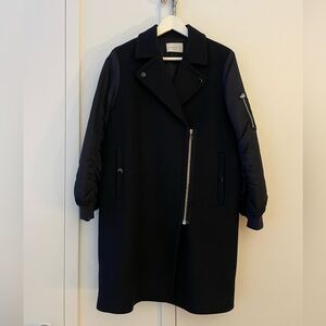Sandro Moto Hybrid Coat